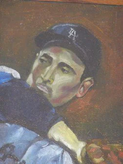 An early Ethan Semmel oil painting made with no plan or procedure