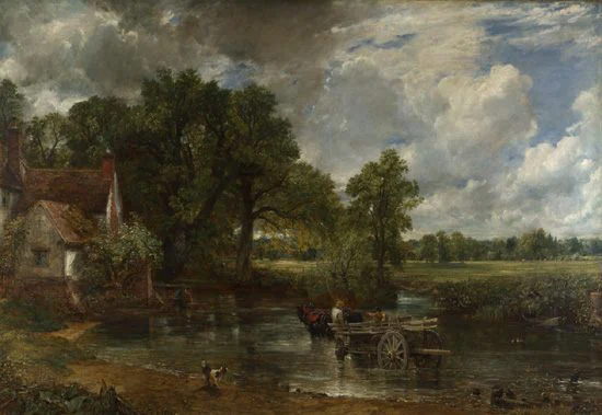 The Hay Wain, a landscape by John Constable