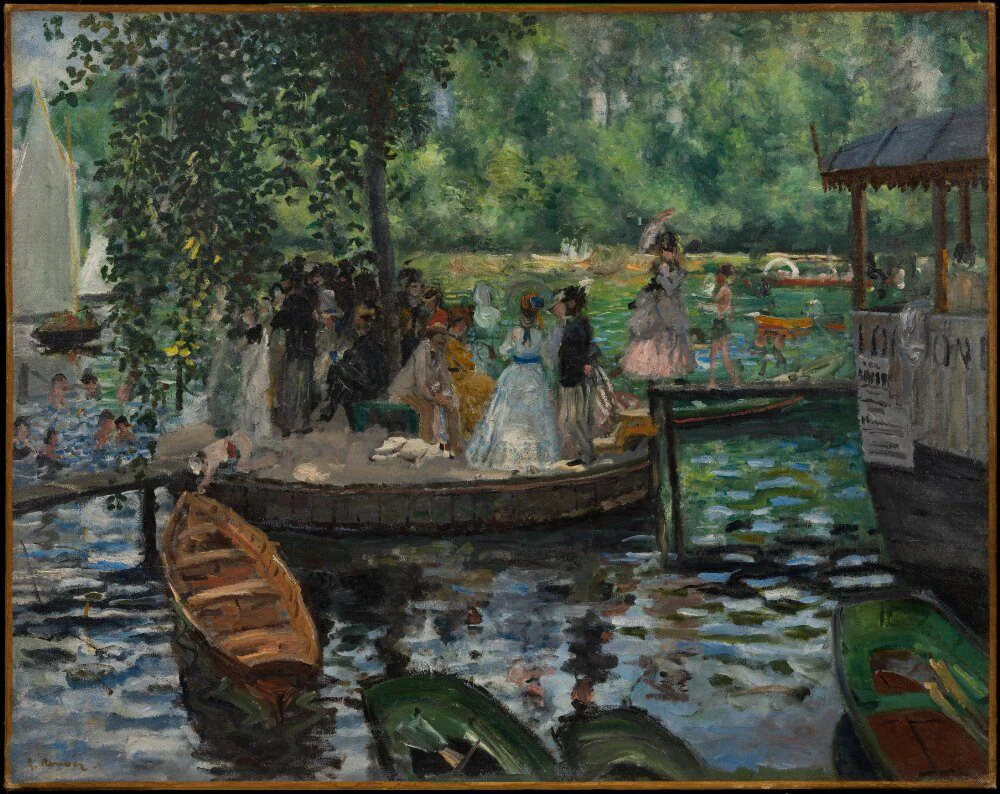 A landscape with water by Pierre-Auguste Renoir